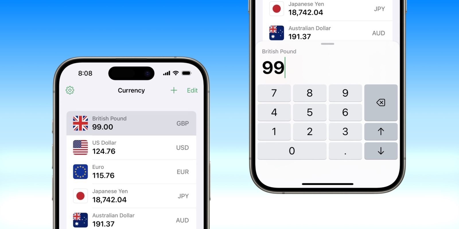 Indie App Spotlight: ‘Currency’ is an ad-free and offline app to convert currencies