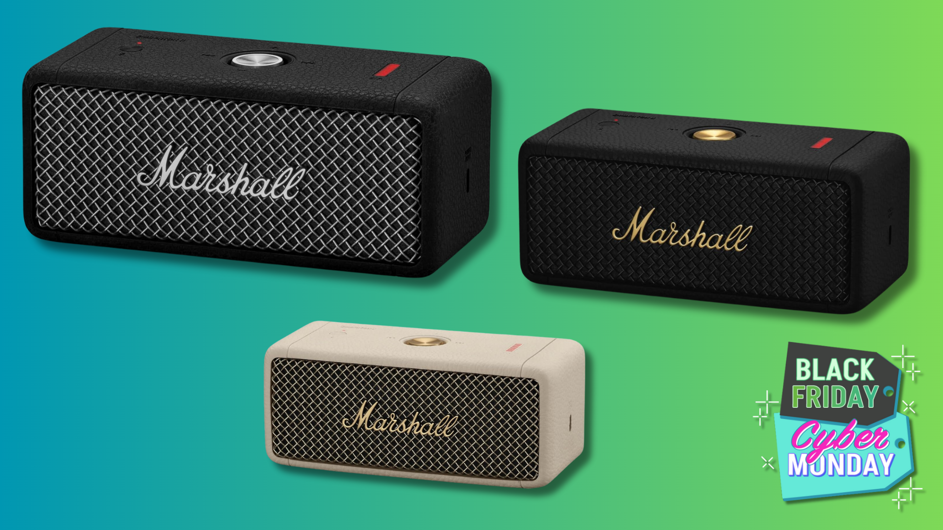 The Marshall Emberton II Speakers Are  Off for Black Friday