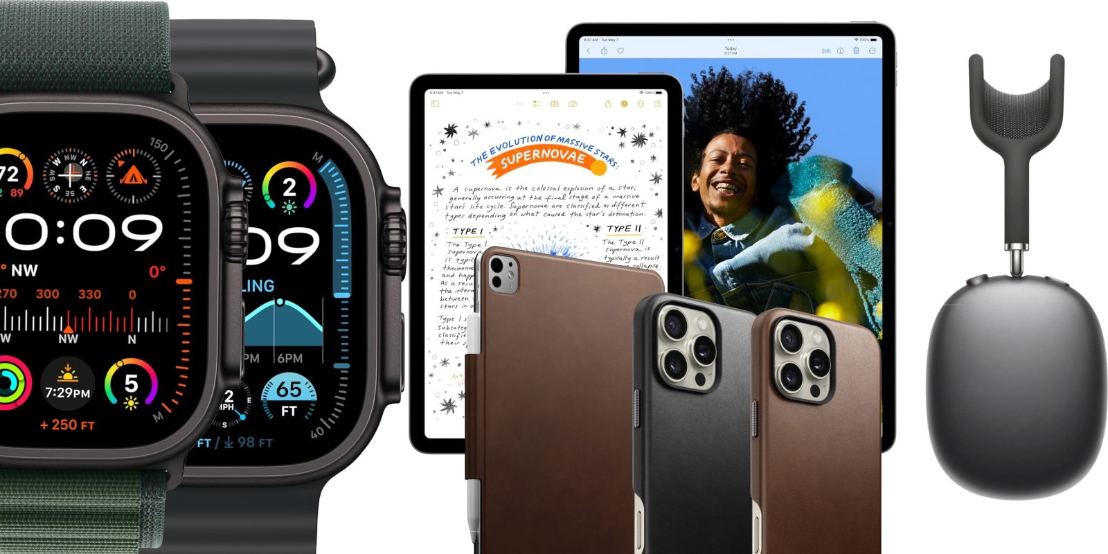 Deals: Black Apple Watch Ultra 2 doorbuster pricing, M2 iPad Air 0 off, AirPods Max up to 0 off, more