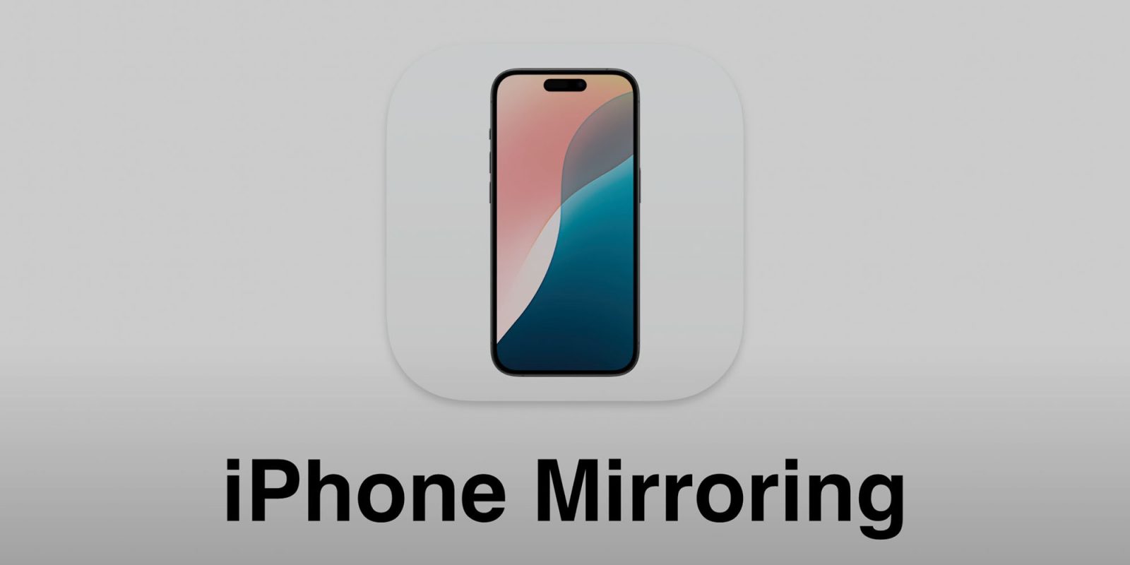 I love iPhone Mirroring, and would like these three changes