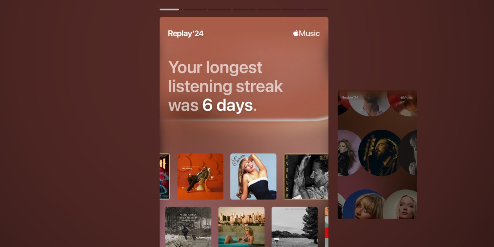 Your Apple Music Replay yearly recap for 2024 is now available