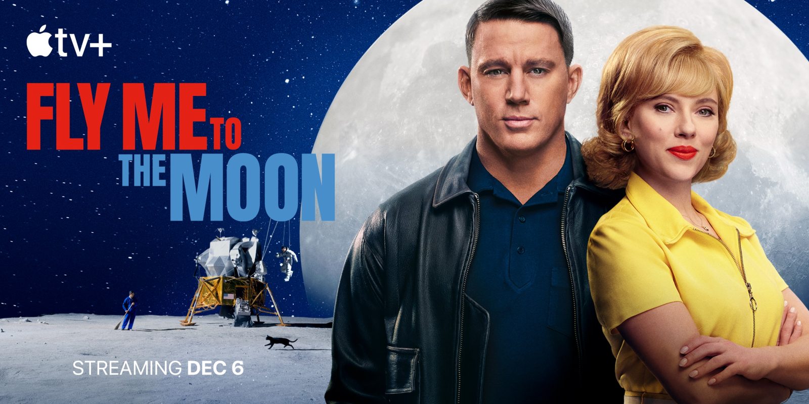 Fly Me to the Moon movie now streaming on Apple TV+