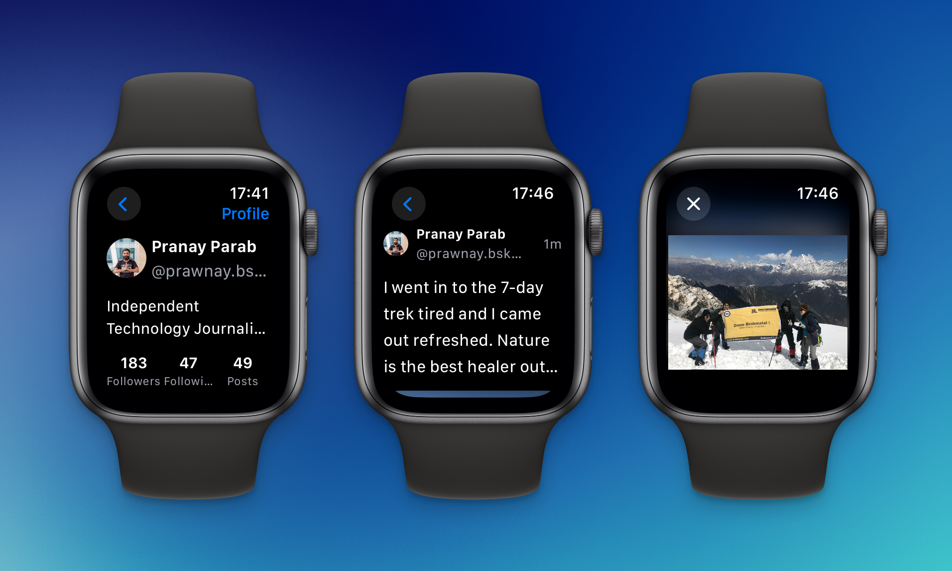 Butterfly Lets You Use Bluesky From Your Apple Watch