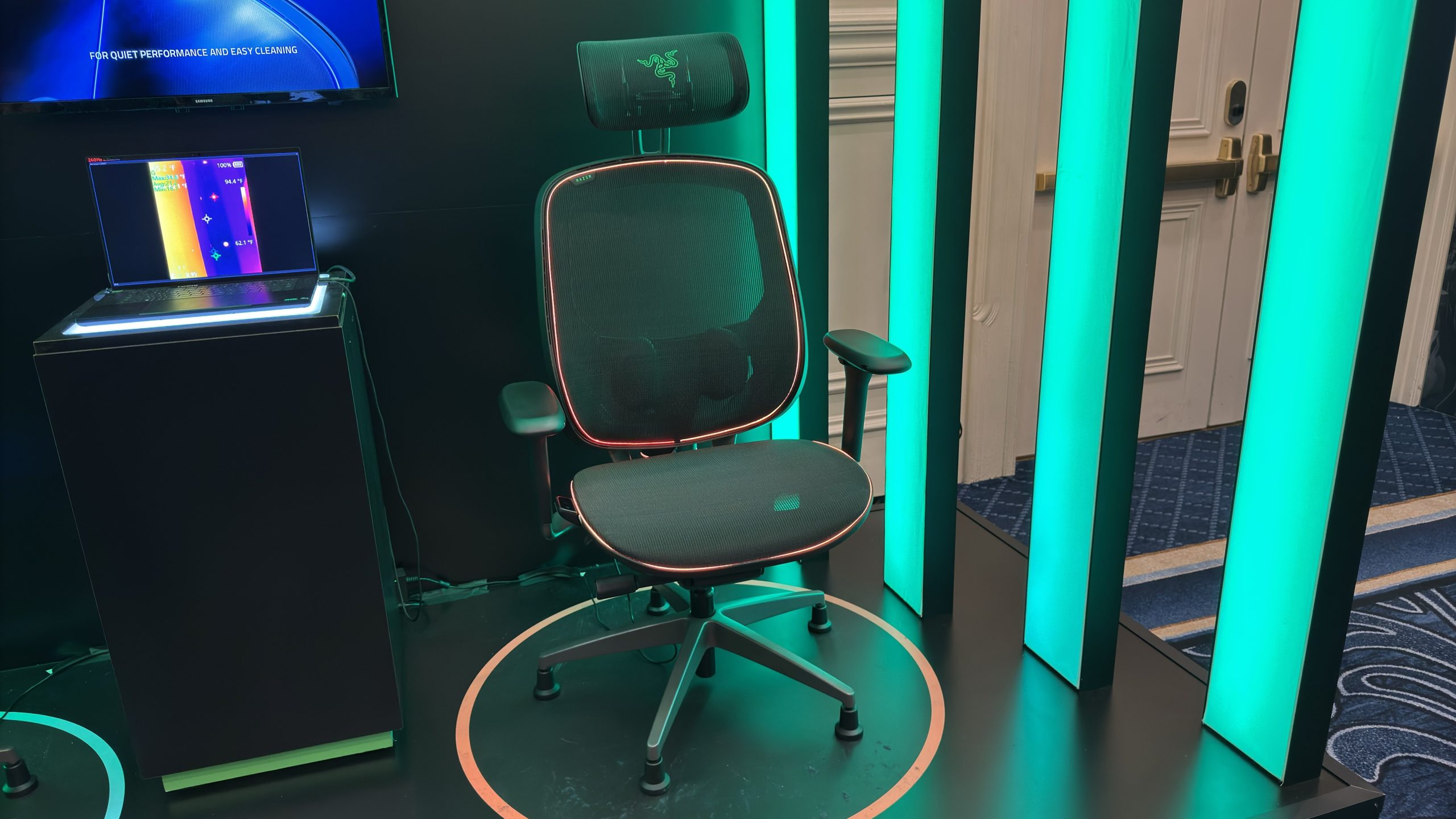 CES 2025: Sitting in Razer’s Heating and Cooling Gaming Chair Felt Like a Mini Vacation