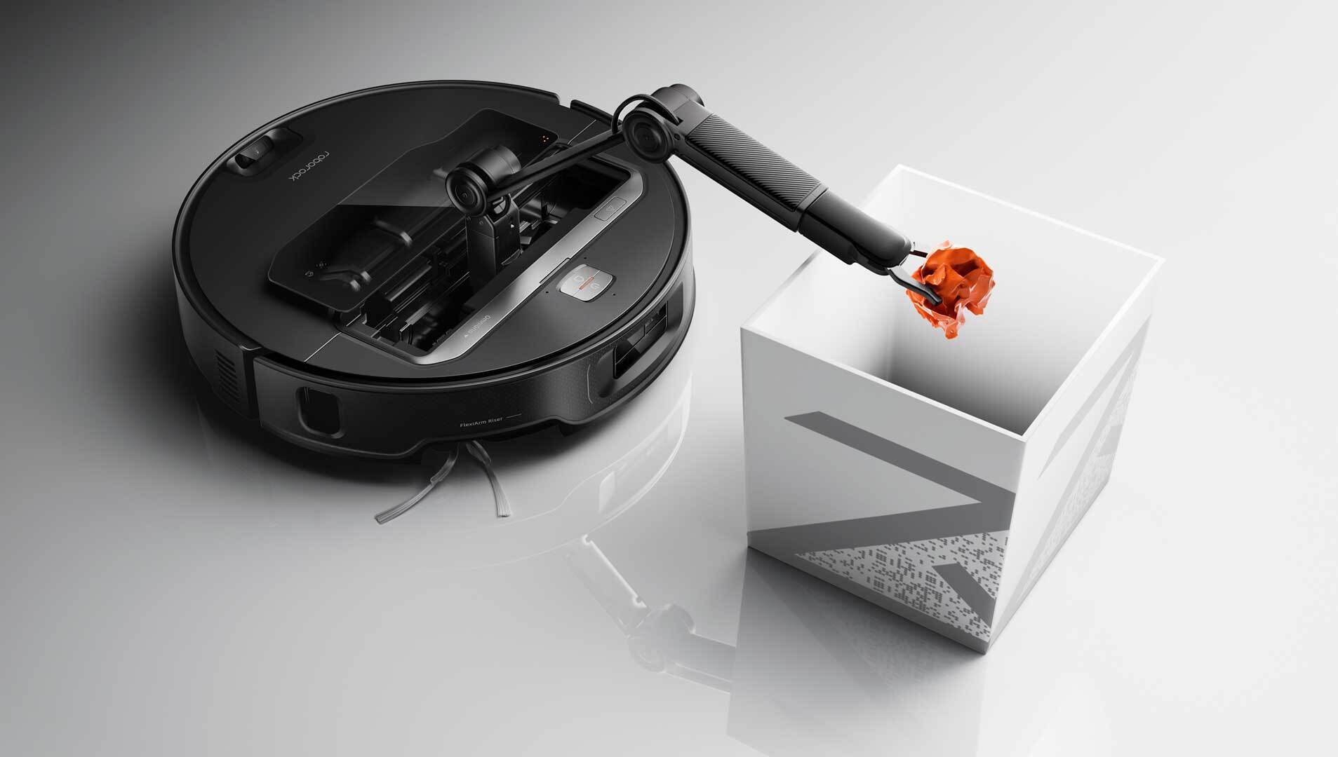 CES 2025: This New Robot Vacuum Has an Arm That Picks Stuff Up